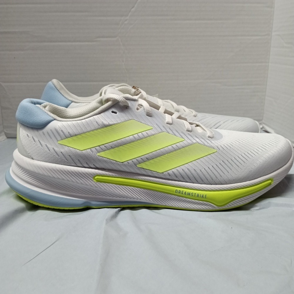 Adidas Supernova Ease White Yellow Running Shoes Men's Size 11 IH0795 NEW